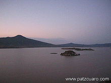 Vista del lago de Pátzcuaro, desde Janitzio